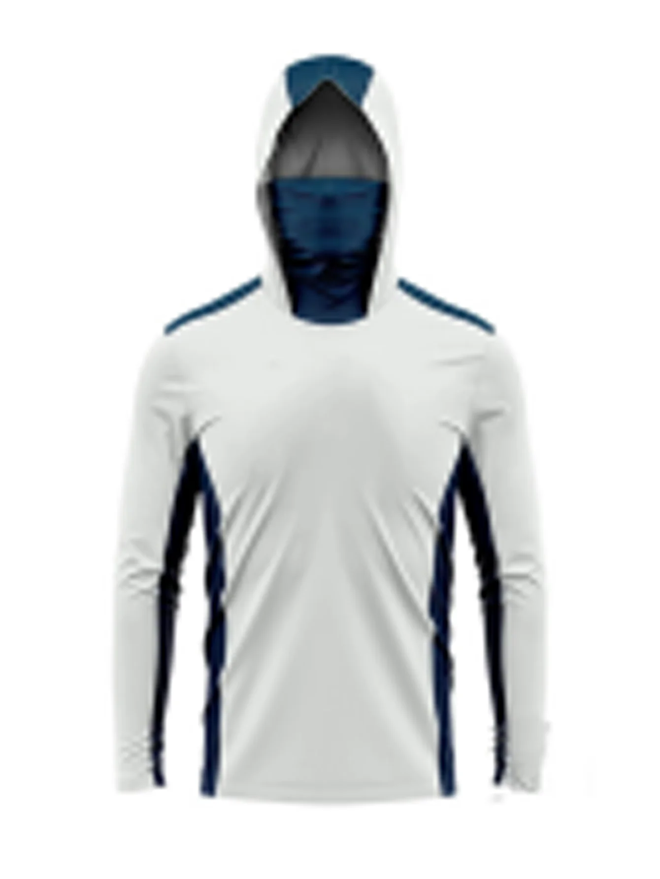 Men Long Sleeve Fishing Hoodie - Fishing Shirt Uv Protection 评论和价格
