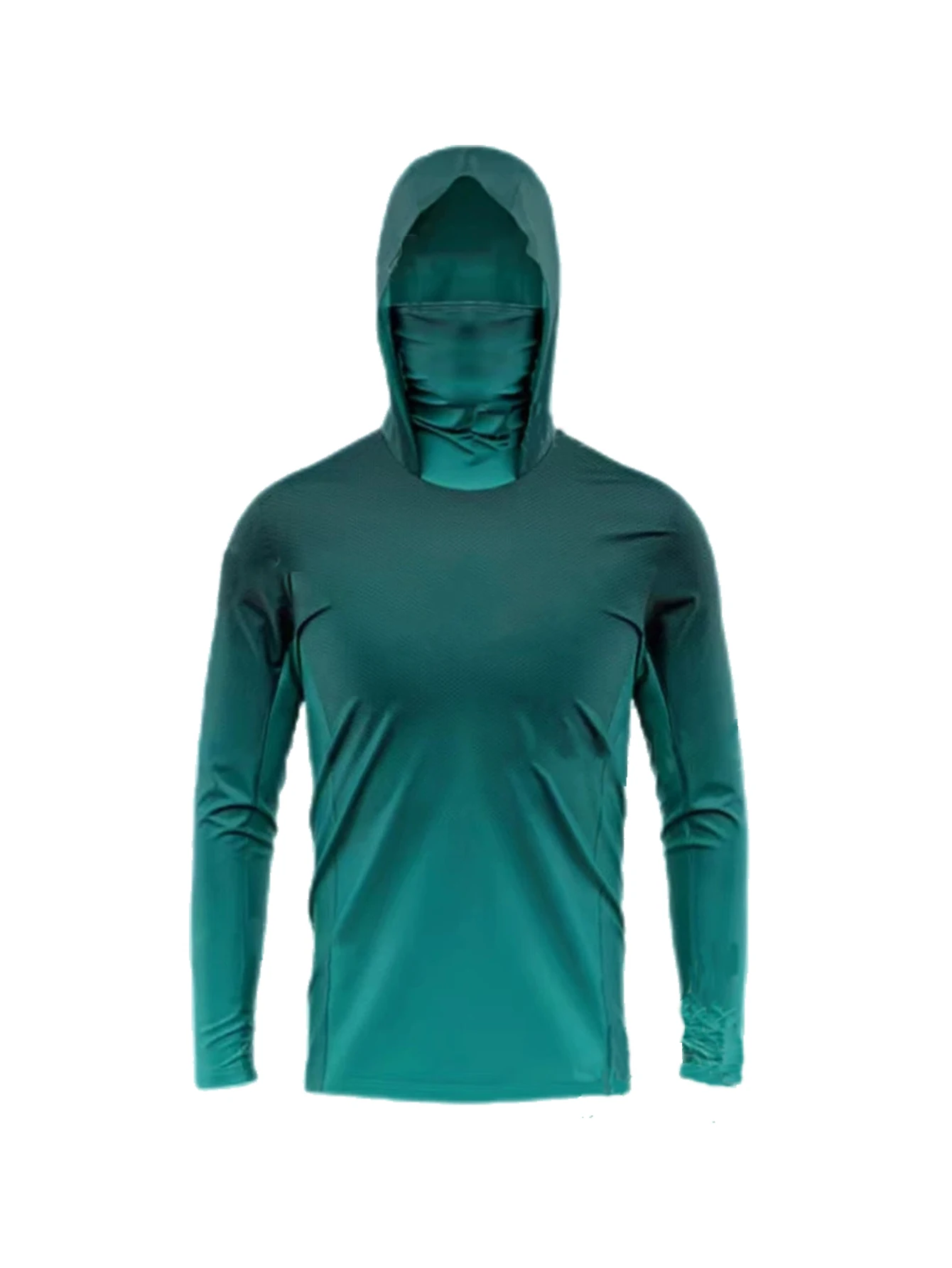 Men Long Sleeve Fishing Hoodie - Fishing Shirt Uv Protection 评论和价格