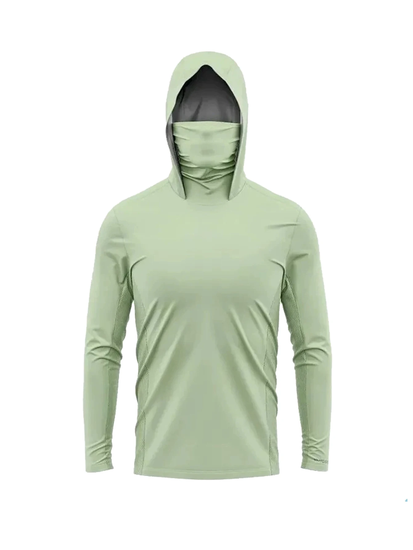 Men Long Sleeve Fishing Hoodie - Fishing Shirt Uv Protection 评论和价格
