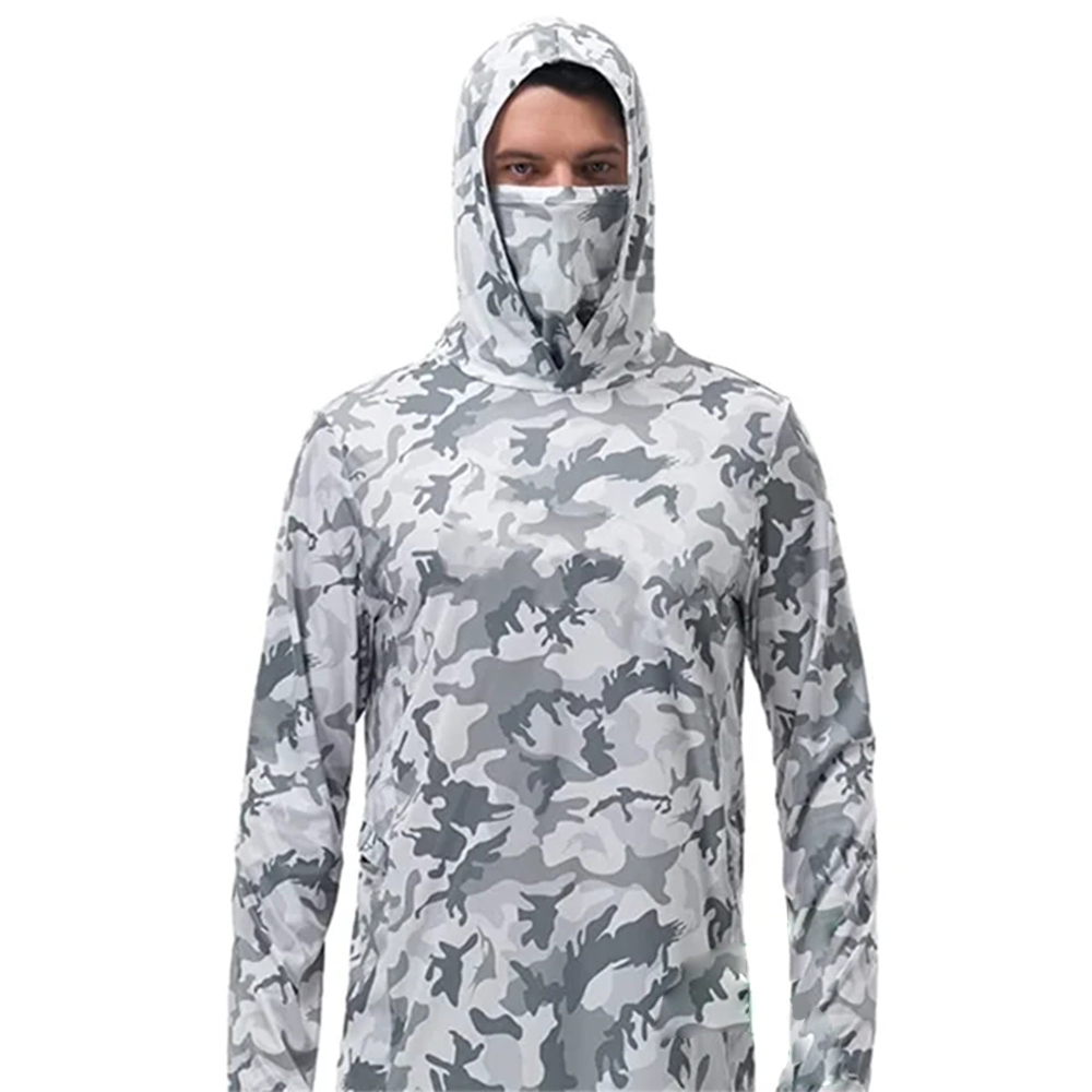 Summer Fishing Hoodies Men Jer - Fishing Shirt Uv Protection 评论和价格