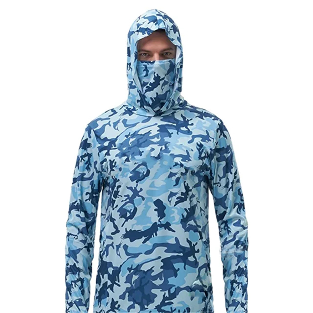 Summer Fishing Hoodies Men Jer - Fishing Shirt Uv Protection 评论和价格