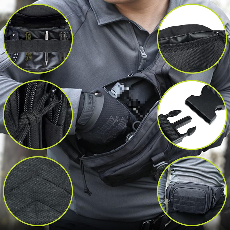 600D Oxford Multi-Pocket Waist - Fishing Belt 评论和价格