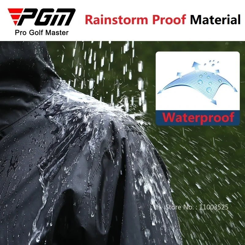 Pgm Men Golf Raincoat Rain Pan - Fishing Rain Suit 评论和价格